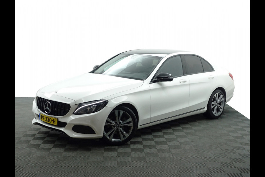 Mercedes-Benz C-Klasse 180 AMG Night Edition 9G Aut- Hleer I Burmester I Camera I LMV I Stoelverwarming