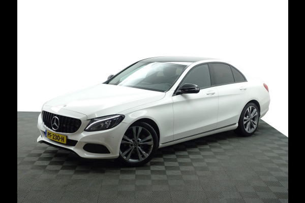 Mercedes-Benz C-Klasse 180 AMG Night Edition 9G Aut- Hleer I Burmester I Camera I LMV I Stoelverwarming