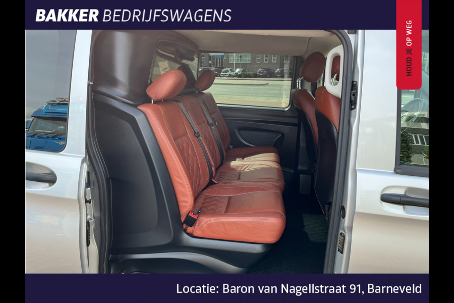 Mercedes-Benz Vito 114 CDI 140 pk - AUTOMAAT - Dubbel Cabine - Lang Business Ambition LEER !!