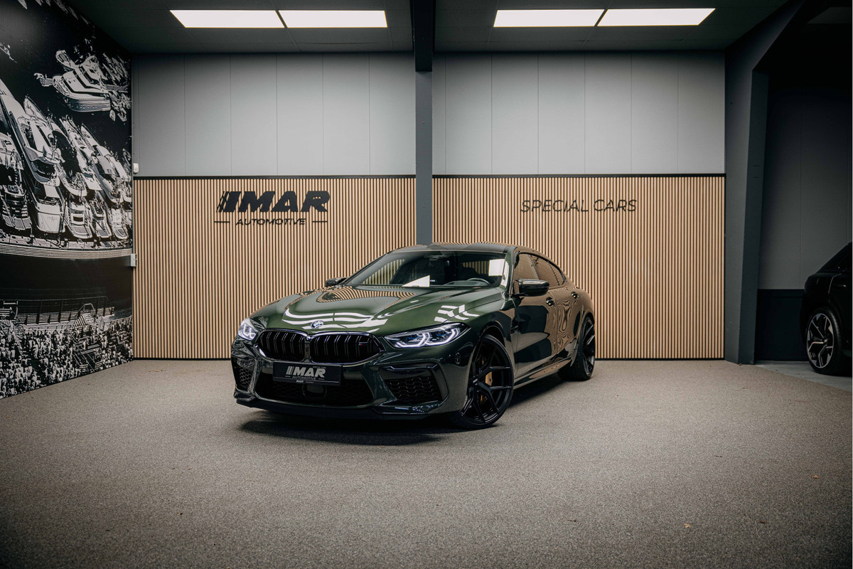 BMW M8 Gran Coupé Competition Meest volle uitgevoerde M8 22 inch Vossen waanzinnige kleur  Malachitgrun metallic