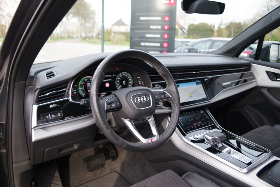 Audi Q7 55 TFSI e 380 PK Quattro Plug-In Hybride S-Line Pro Line, Trekhaak, Panoramadak, Tour-Pakket, Bang & Olufsen, Matrix-LED