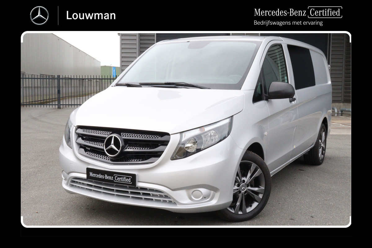 Mercedes-Benz Vito 114 CDI Lang Dubbele Cabine | 6 zitplaatsen | Airco | Cruise Control | Automaat | Trekhaak | 24 maanden Mercedes-Benz Certified