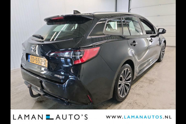 Toyota Corolla Touring Sports 1.8 Hybrid 122pk Business Intro | Leder Navi ECC HUD LED 17" LMV ACC Trekhaak | Hybrid Voorschoten