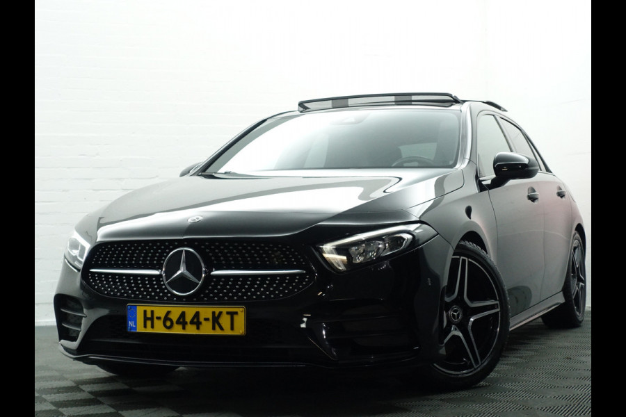 Mercedes-Benz A-Klasse 180 AMG Night Edition Aut- Panodak I Sport Interieur I Xenon Led I Camera I Stoelverwarming I Navi