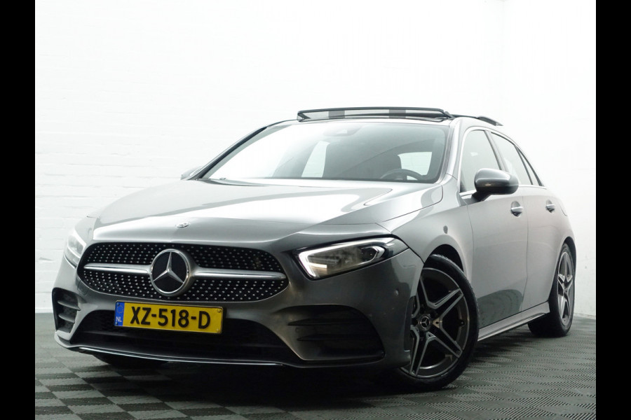 Mercedes-Benz A-Klasse 220 AMG Premium Edition Aut- Panodak I Burmester Audio I Sfeerverlichting I Leder Sport Interieur I Xenon Led I Camera