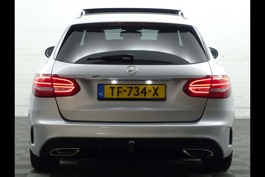 Mercedes-Benz C-Klasse Estate 180 AMG Night Edition Aut- Panodak I Xenon Led I Sfeerverlichting I Burmester I Stoelverwarming I Keyless