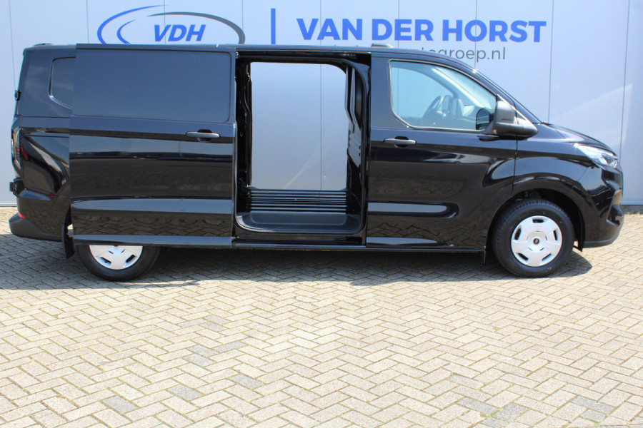 Ford Transit Custom 320 2.0-136pk TDCI L2H1 ´Trend´ schuifdeur li.+re. ! Overtuig u van de rijkwaliteiten van dit nieuwe model Ford Transit Custom ! Camera, LED koplampen, Cruise Control, Aut. Airco, Navigatie by Apple / Android, verwarmd voorraam etc.