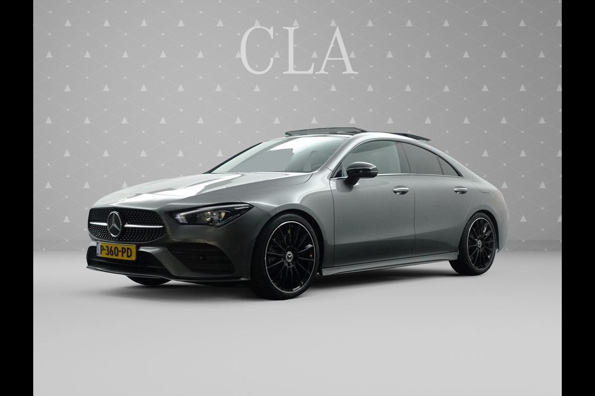 Mercedes-Benz CLA-Klasse 250 e AMG Edition Aut- Panodak I Xenon Led I Sfeerverlichting I Alcantara Sportinterieur I LMV
