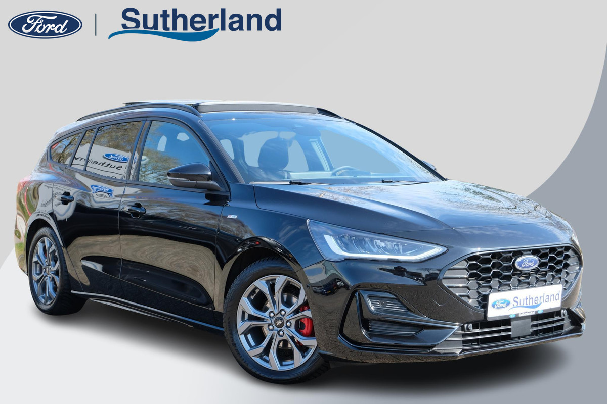 Ford Focus Wagon 1.0 EcoBoost Hybrid ST Line X 155pk | SYNC 4 Navigatie | Adaptieve Cruise | Panoramadak | Head-Up Display | Reservewiel | B&O Play | Verlengde Fabrieksgarantie tot 07-2027