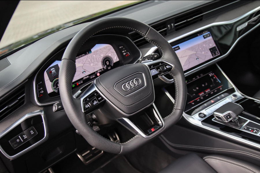 Audi A6 Avant 55 TFSI e Quattro Competition S line Edition 367pk Automaat! Kuipstoelen|Panoramadak|Virtual Cockpit|HD Matrix|Black