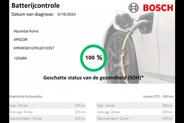 Hyundai Kona EV Premium 64 kWh - Leer, Navi, Camera (16.500 na subsidie)