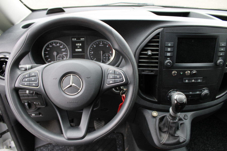 Mercedes-Benz Vito 116 CDI L2 Werkverkeer Wegwerkzaamheden Werkplaatsinrichting Aluca, Zwaailamp, Camera, Navigatie Zwaaibalk Sortimo
