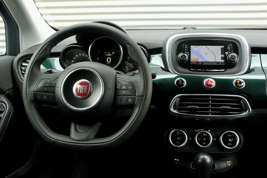 Fiat 500X 1.4 Turbo MultiAir Lounge Automaat 140 PK |NAVIGATIE, CRUISE, STOELVERWARMING, LEDER, CLIMATE, PDC, BLUETOOTH, XENON|