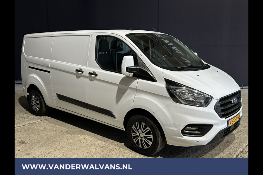 Ford Transit Custom 2.0 TDCI 131pk L2H1 Euro6 Airco | 2800kg trekvermogen | LED | Cruisecontrol | Parkeersensoren Stoelverwarming, Voorruitverwarming, Bijrijdersbank