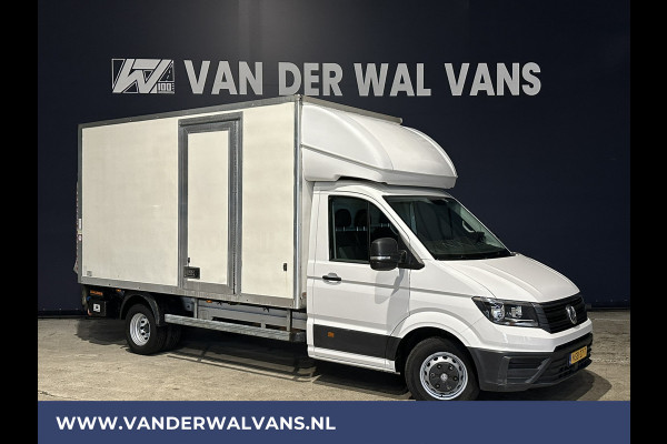 Volkswagen Crafter 50 2.0 TDI 177pk **BPM VRIJ voor de Ondernemer** Bakwagen Dubbel Lucht Laadklep Zijdeur Euro6 Airco | Camera Apple Carplay, Android Auto, Chauffeursstoel, Cruisecontrol, Bijrijdersbank