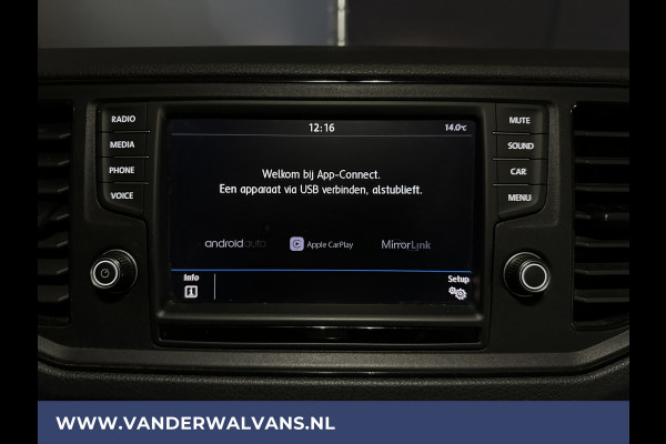 Volkswagen Crafter 50 2.0 TDI 177pk **BPM VRIJ voor de Ondernemer** Bakwagen Dubbel Lucht Laadklep Zijdeur Euro6 Airco | Camera Apple Carplay, Android Auto, Chauffeursstoel, Cruisecontrol, Bijrijdersbank