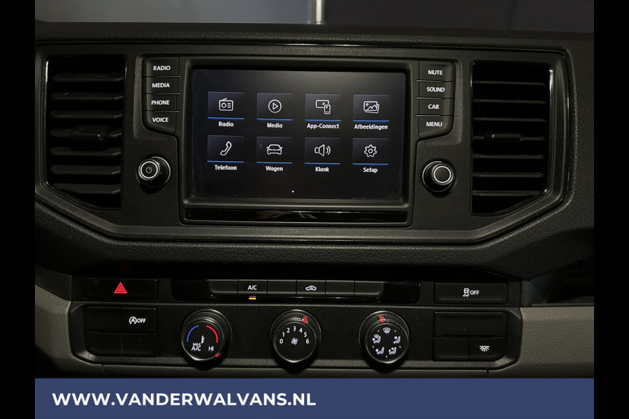 Volkswagen Crafter 50 2.0 TDI 177pk **BPM VRIJ voor de Ondernemer** Bakwagen Dubbel Lucht Laadklep Zijdeur Euro6 Airco | Camera Apple Carplay, Android Auto, Chauffeursstoel, Cruisecontrol, Bijrijdersbank