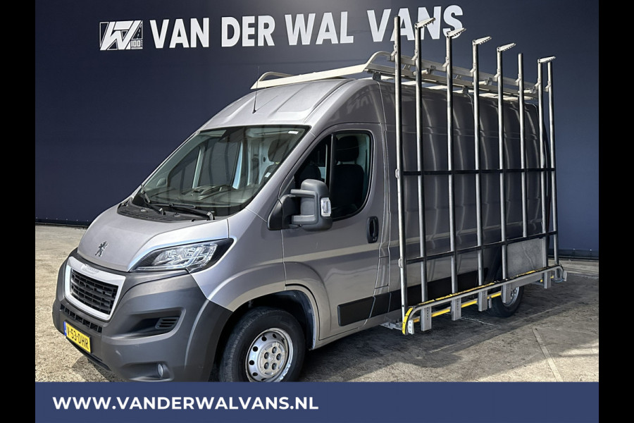 Peugeot Boxer 2.2BlueHDi 165pk L2H2 Glasresteel Euro6 Airco | Imperiaal | Camera | Navigatie Cruisecontrol, Parkeersensoren, Bijrijdersbank