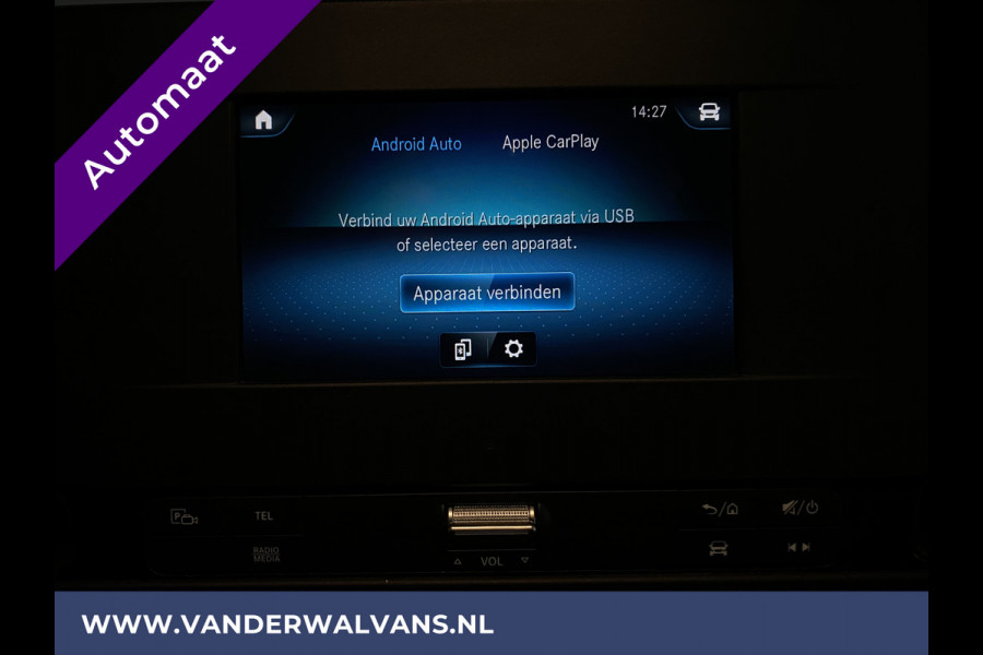 Mercedes-Benz Sprinter 317 CDI 170pk 9G-Tronic Automaat L3H2 Euro6 Airco | Camera | Apple Carplay Cruisecontrol, Bijrijdersbank