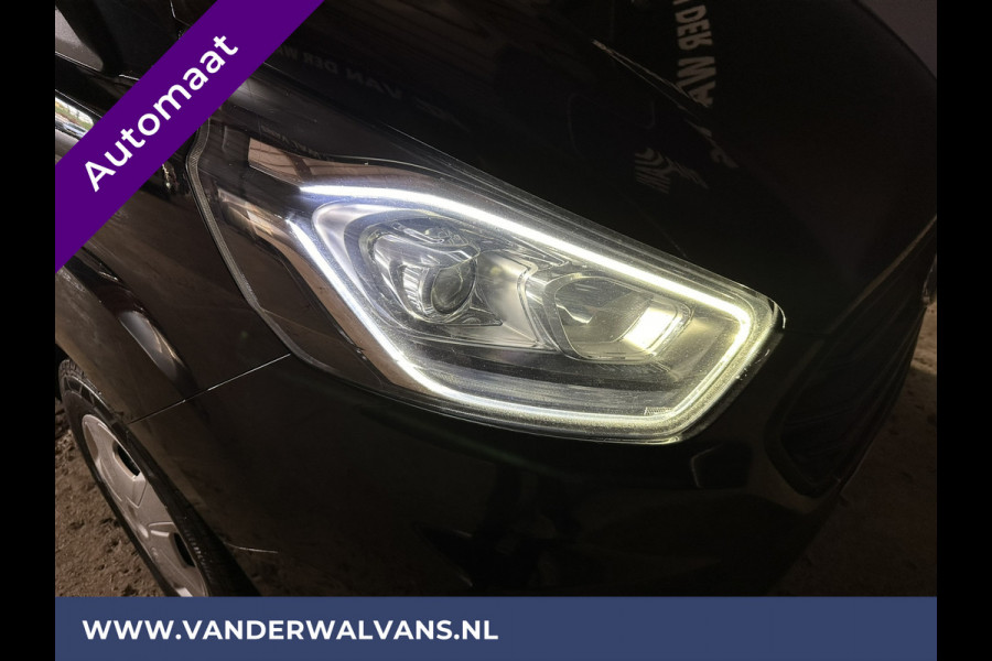 Ford Transit Custom 2.0 TDCI 130pk Automaat L1H1 Euro6 Airco | Trekhaak | LED | Cruisecontrol | Parkeersensoren Stoelverwarming, Vooruitverwarming, Bijrijdersbank