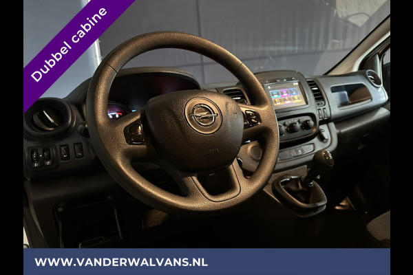 Opel Vivaro 1.6 CDTI 125pk L2H1 Dubbele cabine Euro6 Airco | 6 Zits | Cruisecontrol Navigatie, Trekhaak, LED, Parkeersensoren