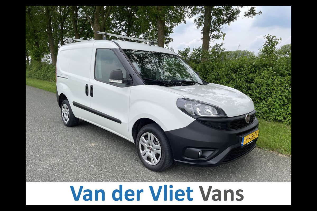 Fiat Dobló Cargo 1.3 MJ E6 95pk Lease €152 p/m, PDC, Navi, Cruise controle Schuifdeur,  Airco, Volledig onderhoudshistorie aanwezig