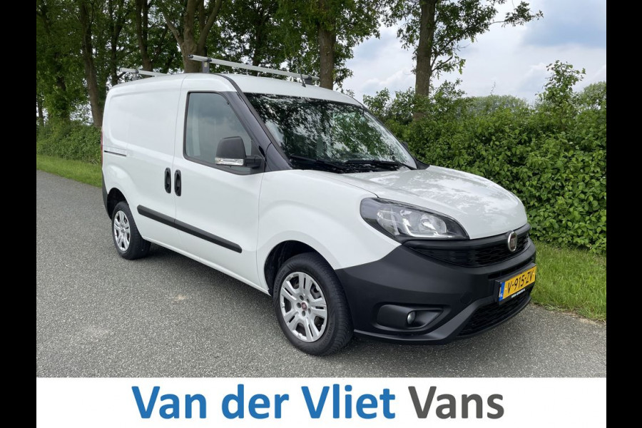 Fiat Dobló Cargo 1.3 MJ E6 95pk Lease €152 p/m, PDC, Navi, Cruise controle Schuifdeur,  Airco, Volledig onderhoudshistorie aanwezig