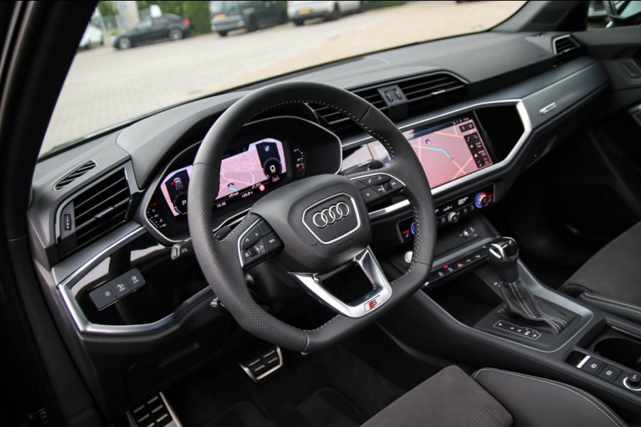 Audi Q3 35 TFSI 1.5 TFSI S Line Pro Line S 150pk S-Tronic! 1e|Panoramadak|Virtual Cockpit|LED Matrix|Leder|ACC|Camera|20inch|Bj'19