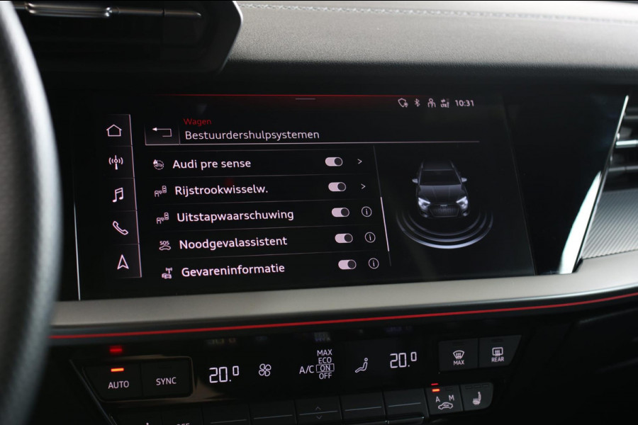 Audi A3 Sportback 40 TFSI e 3X S-Line *Pano*B&O*RS-Stoelen*Camera*Elek. Stoelen*