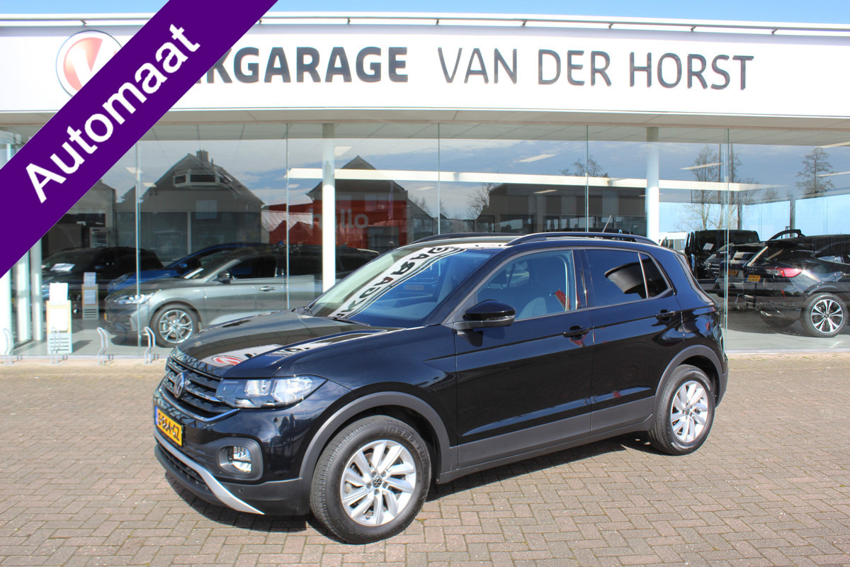 Volkswagen T-Cross 1.0-110pk TSI Life AUTOMAAT.Uit Voorraad , Climate control , Cruise control , Parkeersensoren V+A , Apple carplay , LM velgen ,