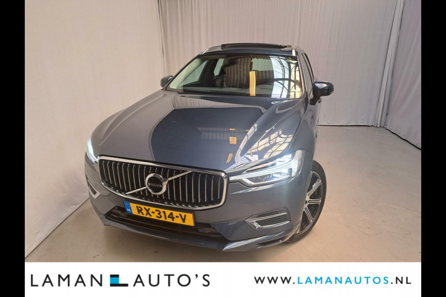 Volvo XC60 T8 Twin Engine 390pk AWD Inscription | Luchtvering Panorama Leder On Call LED Virtual ECC Navi ACC 20" LMV BLIS Trekhaak | Plug-