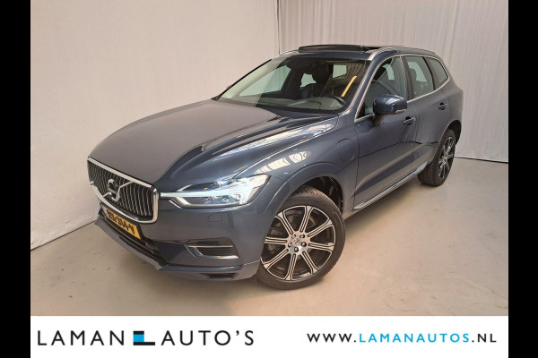 Volvo XC60 T8 Twin Engine 390pk AWD Inscription | Luchtvering Panorama Leder On Call LED Virtual ECC Navi ACC 20" LMV BLIS Trekhaak | Plug-