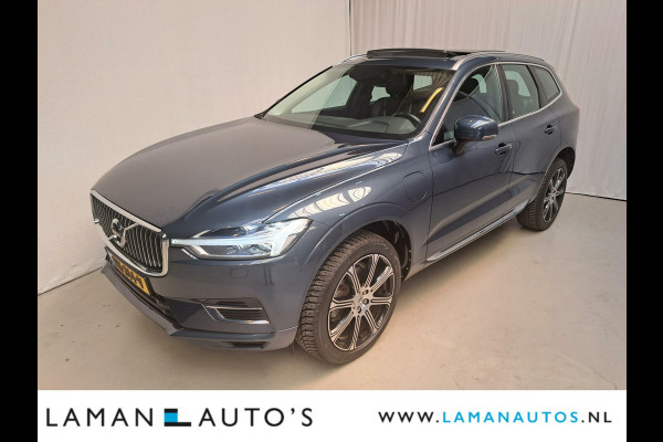 Volvo XC60 T8 Twin Engine 390pk AWD Inscription | Luchtvering Panorama Leder On Call LED Virtual ECC Navi ACC 20" LMV BLIS Trekhaak | Plug-