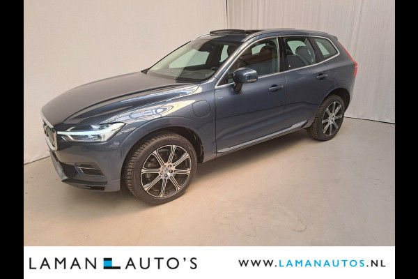 Volvo XC60 T8 Twin Engine 390pk AWD Inscription | Luchtvering Panorama Leder On Call LED Virtual ECC Navi ACC 20" LMV BLIS Trekhaak | Plug-