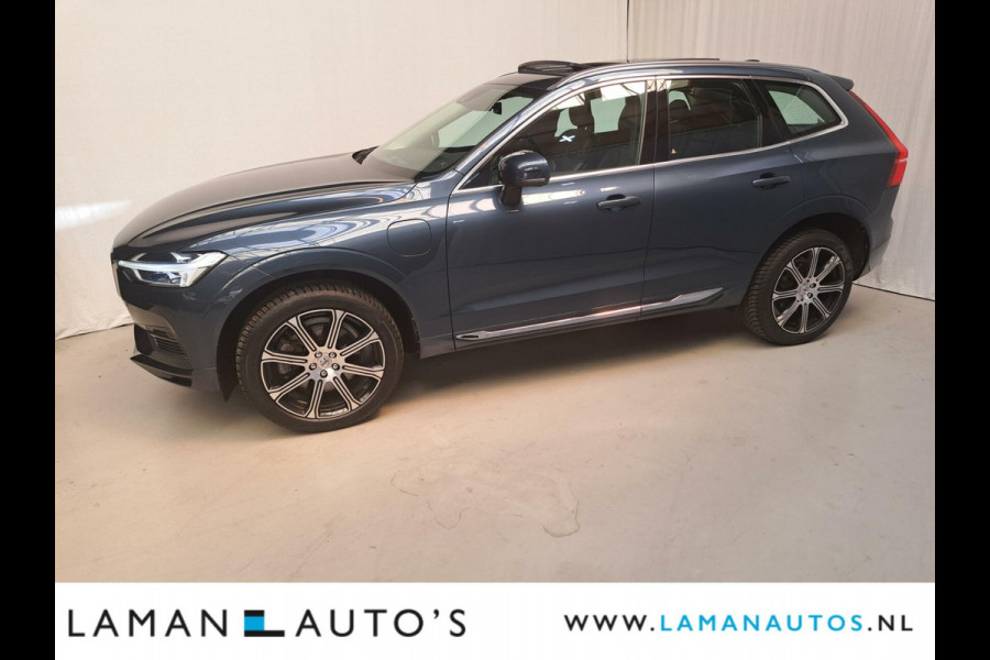 Volvo XC60 T8 Twin Engine 390pk AWD Inscription | Luchtvering Panorama Leder On Call LED Virtual ECC Navi ACC 20" LMV BLIS Trekhaak | Plug-