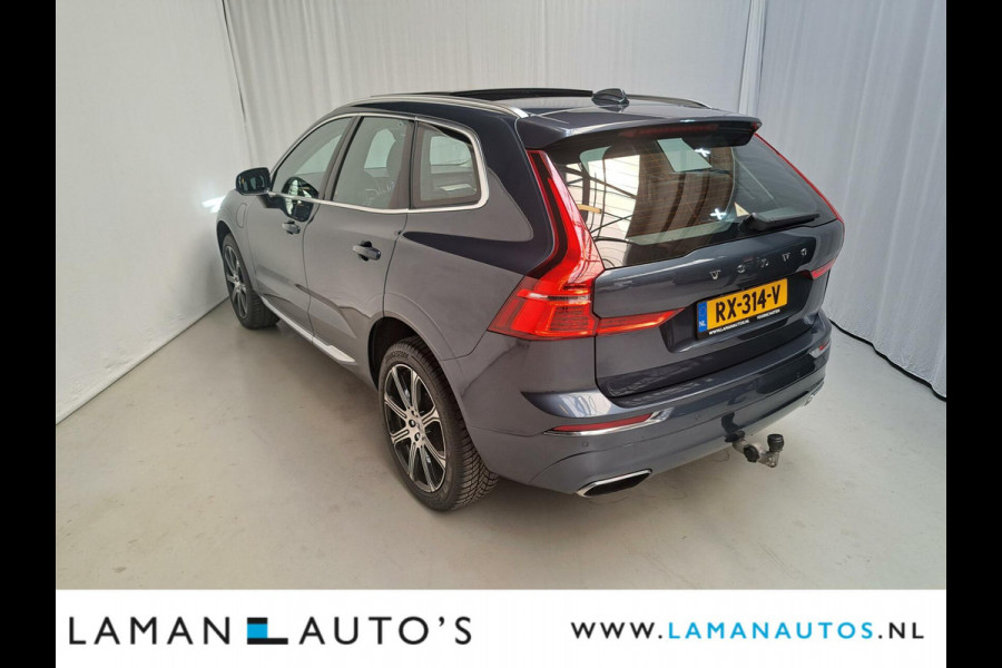 Volvo XC60 T8 Twin Engine 390pk AWD Inscription | Luchtvering Panorama Leder On Call LED Virtual ECC Navi ACC 20" LMV BLIS Trekhaak | Plug-