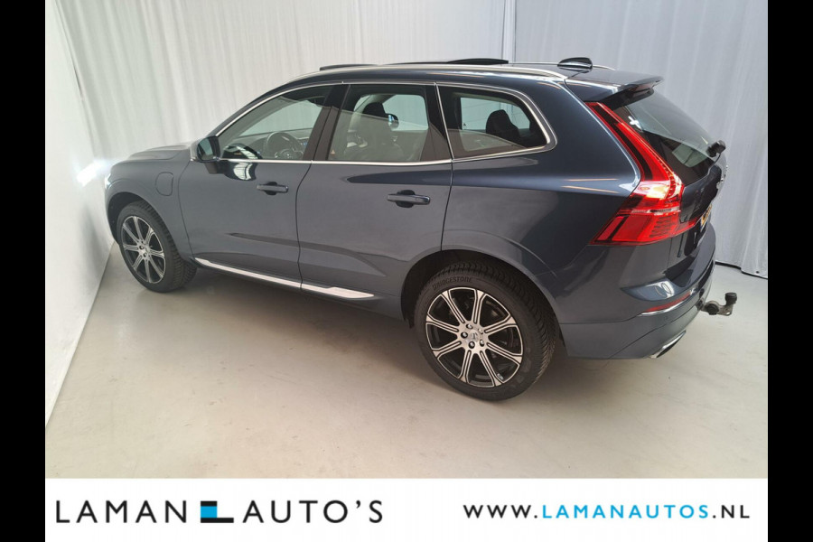 Volvo XC60 T8 Twin Engine 390pk AWD Inscription | Luchtvering Panorama Leder On Call LED Virtual ECC Navi ACC 20" LMV BLIS Trekhaak | Plug-