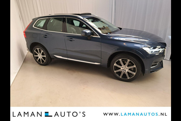 Volvo XC60 T8 Twin Engine 390pk AWD Inscription | Luchtvering Panorama Leder On Call LED Virtual ECC Navi ACC 20" LMV BLIS Trekhaak | Plug-