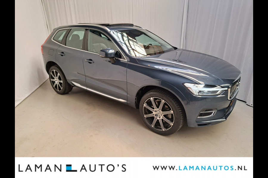 Volvo XC60 T8 Twin Engine 390pk AWD Inscription | Luchtvering Panorama Leder On Call LED Virtual ECC Navi ACC 20" LMV BLIS Trekhaak | Plug-