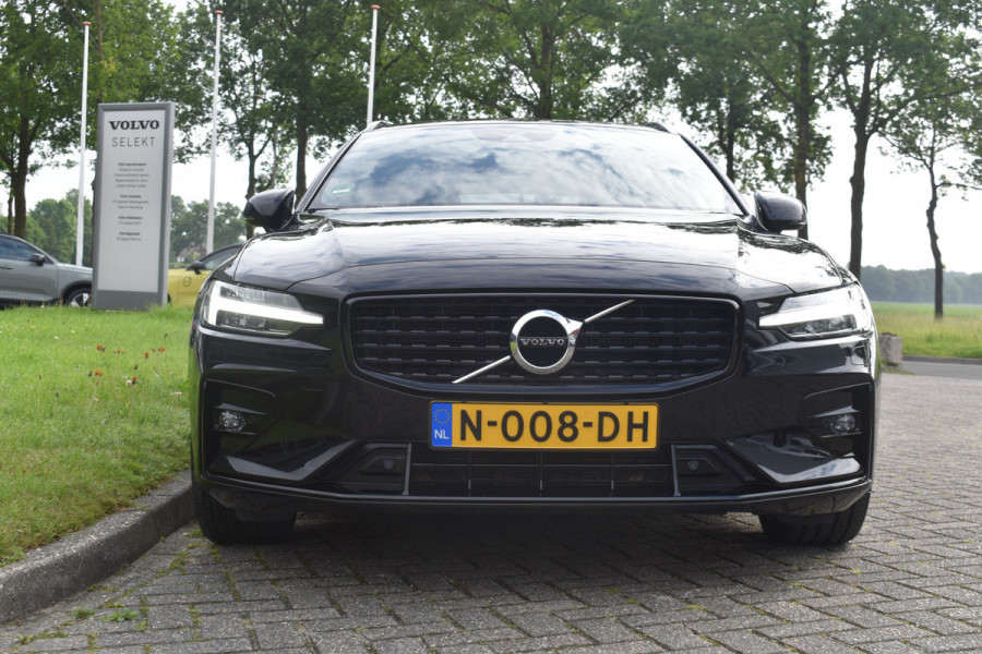 Volvo V60 B4 Mild Hybrid 211PK Automaat R-Design | BLIS | ACC | H&K | 19"LMV | Camera + PDC | Getint glas | Stoel/Stuur verwarming |