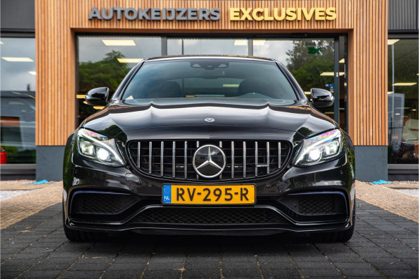 Mercedes-Benz C-Klasse AMG 63 S Panoramadak Schaalstoelen Memory Camera Navigatie ACC Keyless Leer