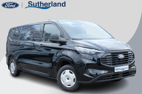 Ford Transit Custom 320 2.0 TDCI L2H1 Trend | NIEUW | Automaat 136pk | 13 inch scherm | Camera | 8-weg verstelbare bestuurdersstoel met bijrijdersbank | reservewiel | LED koplampen | Cruise Control | Agate Black