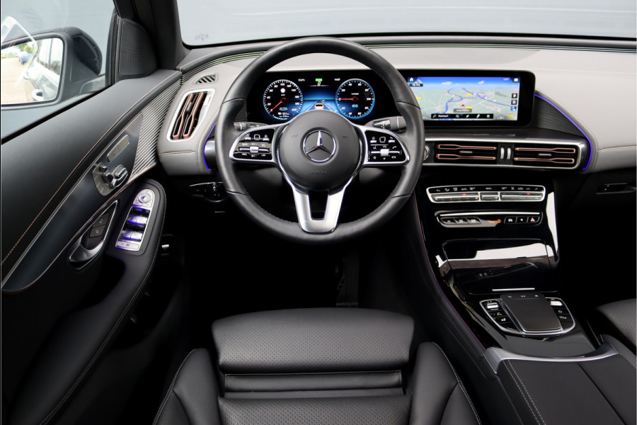 Mercedes-Benz EQC 400 4M Business Line 80 kWh, 45.000,- ex BTW, Schuifdak, Memorypakket, Trekhaak, Verwarmd Stuurwiel, Leder, Keyless Go, Multibeam LED, Cruise Control, Etc.