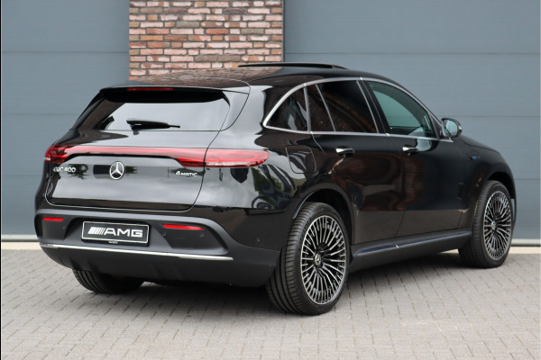 Mercedes-Benz EQC 400 4-MATIC AMG Line 80kWh, Schuifdak, Distronic+, Memory, Burmester, Stuurwiel Verwarmd, Keyless Go, HUD, Surround Camera, Sfeerverlichting, Etc.