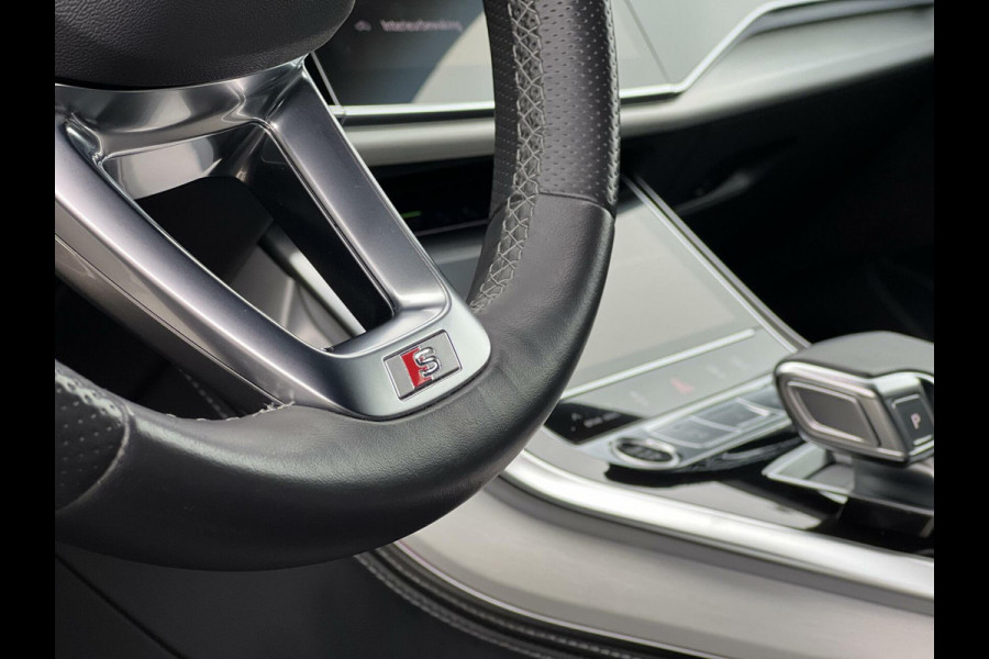 Audi Q8 55 TFSI e quattro S-Line Panoramadak|B&O|Soft close doors|Keyless|Head-Up|Massage|Camera 360°|Matrix