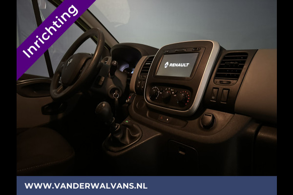 Renault Trafic 1.6 dCi L1H1 Inrichting Euro6 Airco | Navigatie | Cruisecontrol | Trekhaak Parkeersensoren, Bijrijdersbank