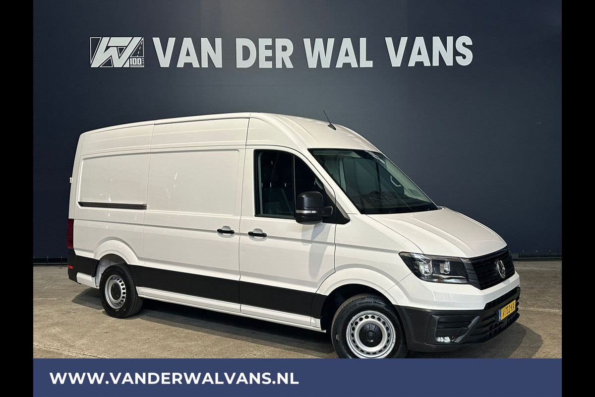 Volkswagen Crafter 2.0 TDI 141pk L3H3 L2H2 Euro6 Airco | Navigatie | 3000kg Trekhaak Apple Carplay, Android Auto, Chauffeursstoel, Cruisecontrol, Parkeersensoren, Bijrijdersbank