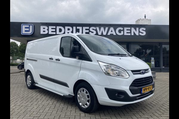 Ford Transit Custom 290 2.0 TDCI L2H1 Trend 130pk/96kW Automaat | 2x zijschuifdeur! | Trekhaak | Sidesteps | Houten vloer | Voorruitverwarming | etc. etc. AUTOMAAT!