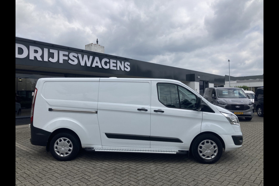 Ford Transit Custom 290 2.0 TDCI L2H1 Trend 130pk/96kW Automaat | 2x zijschuifdeur! | Trekhaak | Sidesteps | Houten vloer | Voorruitverwarming | etc. etc. AUTOMAAT!