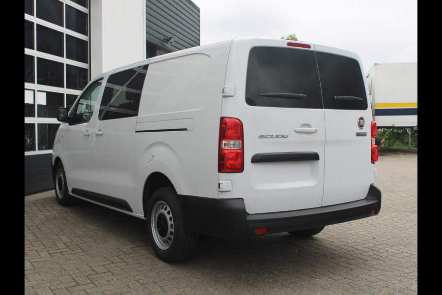 Fiat Scudo 2.0 Diesel 145pk L3 DC | Passagiersstoel | Driver Pack | Techno NAV Pack | 2 Schuifdeuren | Ramen in achterdeuren | Uit voorraad leverbaar !